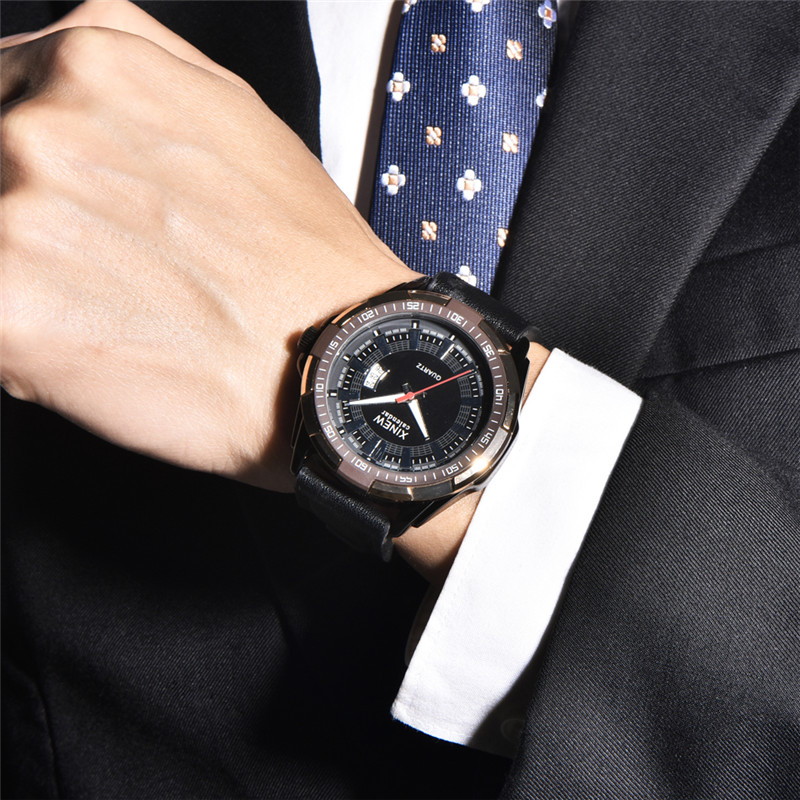 Men XINEW Brand Watches Studen – обзор и цена Leather Watch Band Men