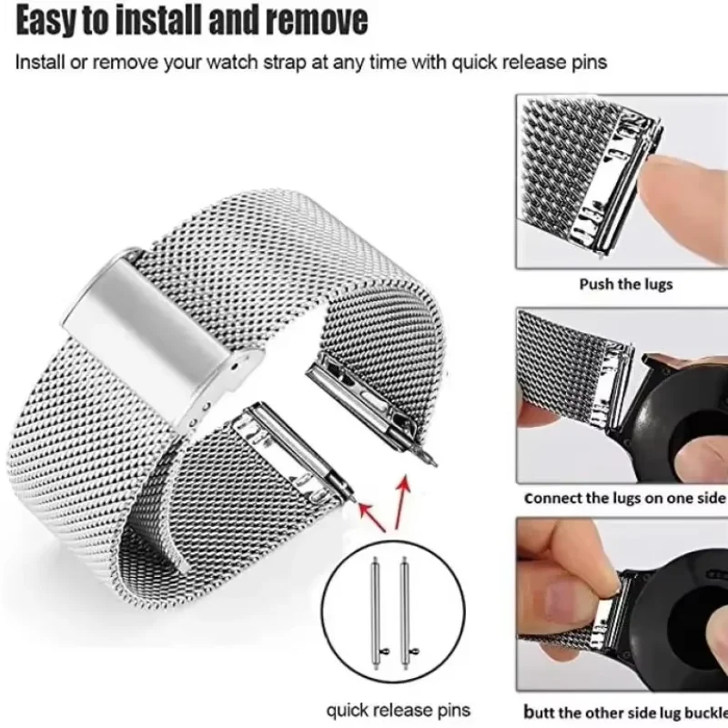 18mm Magnetic Milanese Bracele – обзор и цена Milanese Loop Magnetic