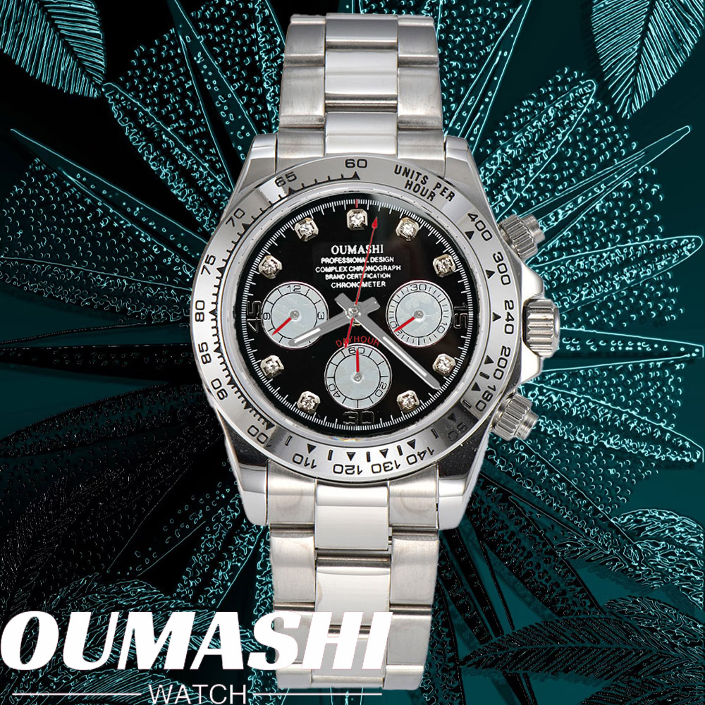 Luxury VK63 WATCH 39.3mm quart – обзор и цена Stainless Bracelet Diver
