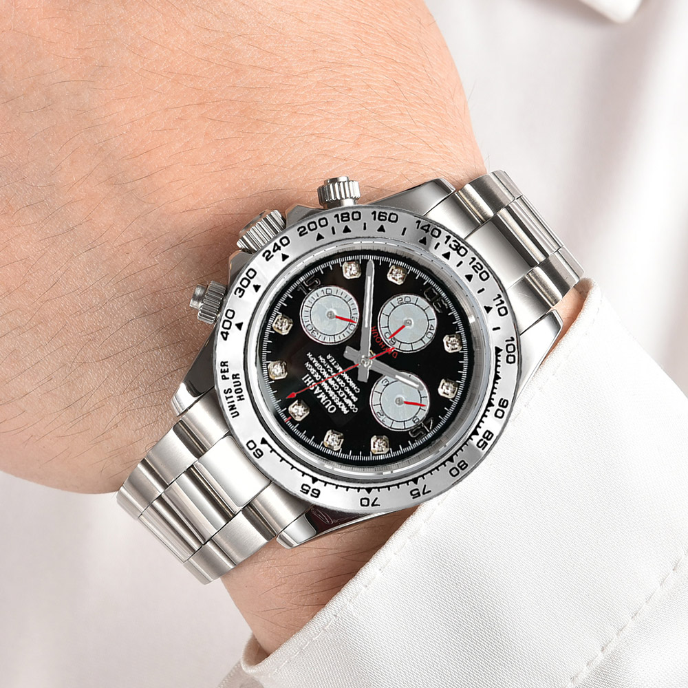 Luxury VK63 WATCH 39.3mm quart – обзор и цена Stainless Bracelet Diver