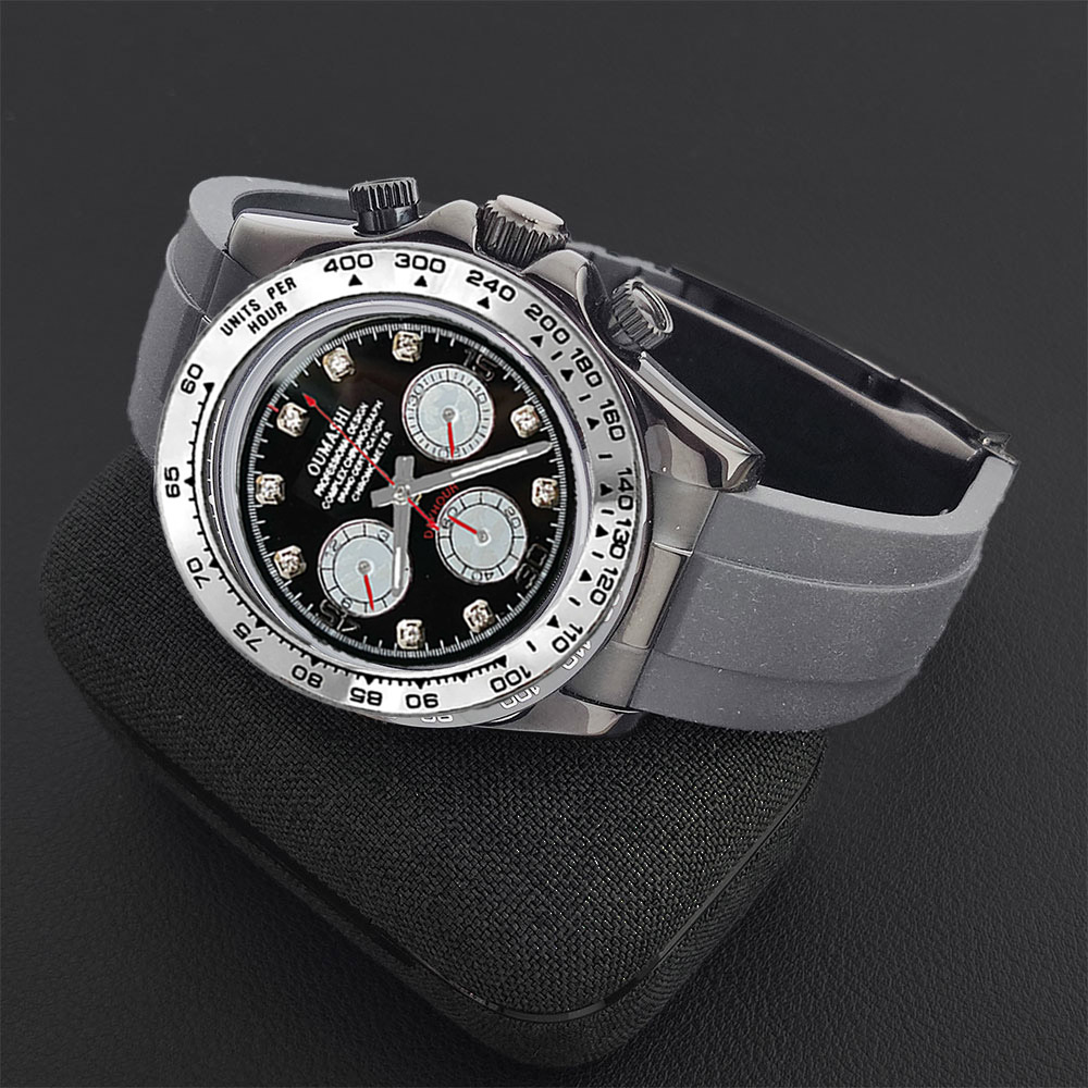Luxury VK63 WATCH 39.3mm quart – обзор и цена Stainless Bracelet Diver