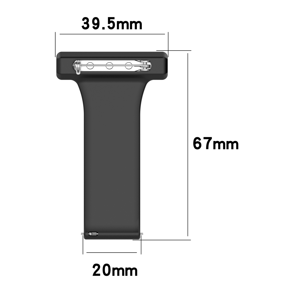 Pin Brooch Watch Strap 20MM 22 – обзор и цена Silicone Watch Band 22Mm