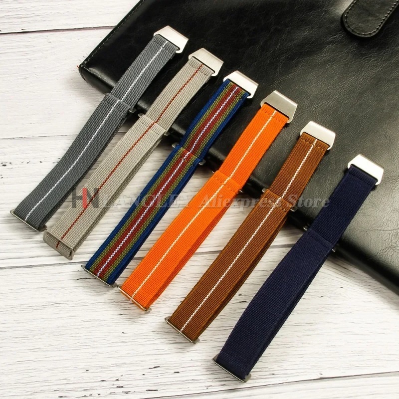 Elastic Nylon Watch Band for S – обзор и цена Parachute Strap Elastic