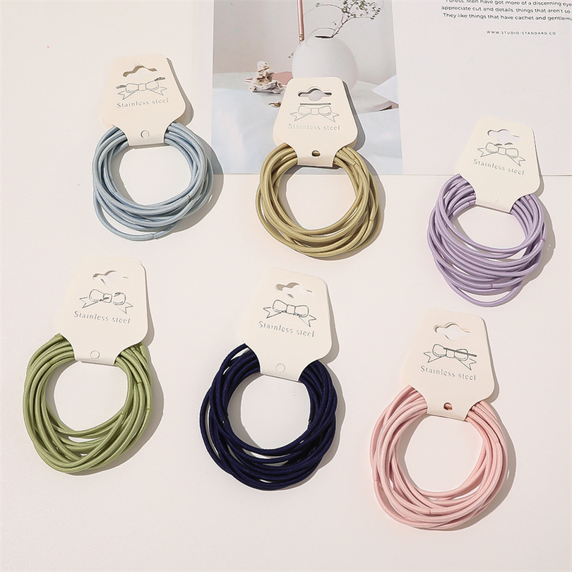 10PCS Women Girls Simple Basic – обзор и цена Silicone Band Women