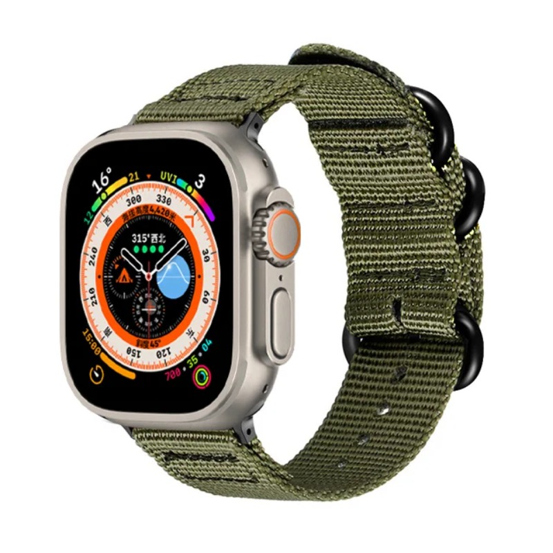 Nylon Canvas Strap For Apple W – обзор и цена Canvas Strap Watch