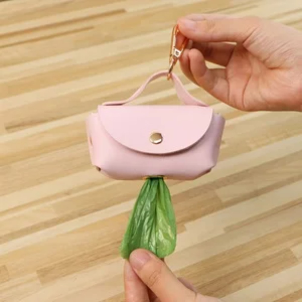 Elegant Leather Dog Poop Bag C – обзор и цена Leather Strap Quick Release