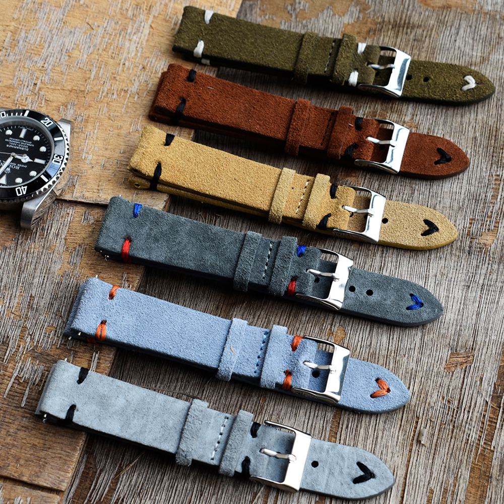 High Quality Vintage Suede Lea – обзор и цена Suede Strap Watch