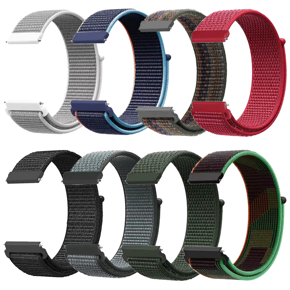 2Pcs 22mm Nylon Sport Strap Fo – обзор и цена Sport Loop Velcro