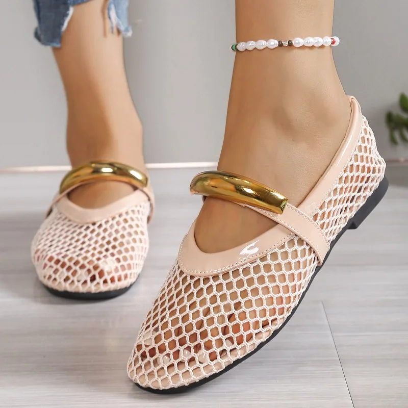 Women's Breathable Summer Roun – обзор и цена Mesh Strap Metal