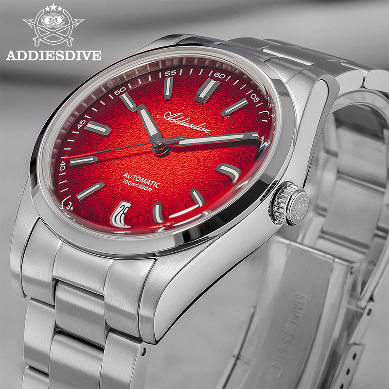 ADDIESDIVE Watch For Gift 39mm – обзор и цена Stainless Bracelet Diver