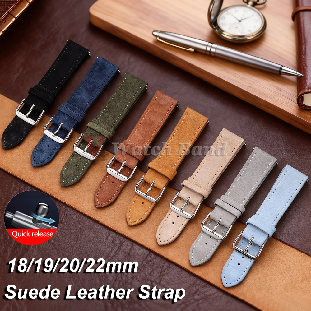 18/19/20/22mm Watch Band Genui – обзор и цена Suede Strap Watch
