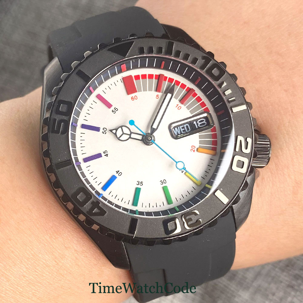 Tandorio 41mm 20ATM Diver Auto – обзор и цена Rubber Strap Diver