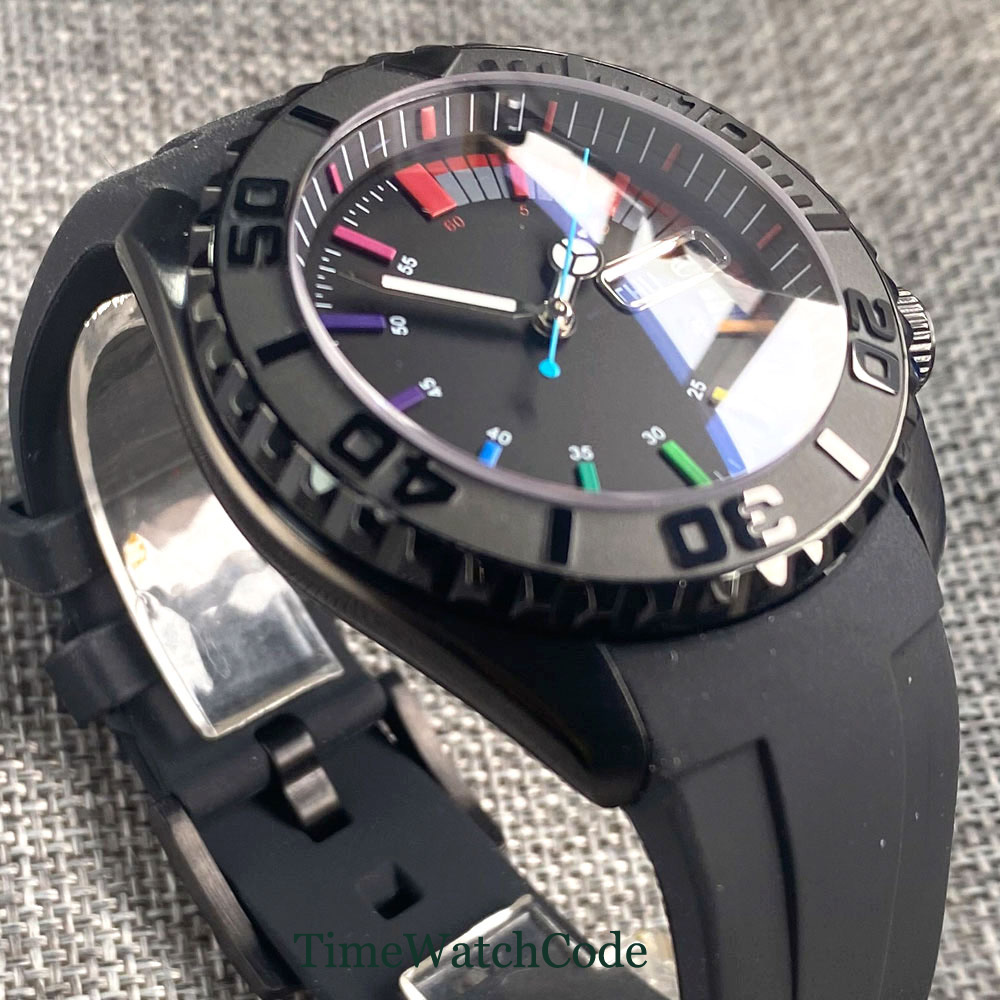 Tandorio 41mm 20ATM Diver Auto – обзор и цена Rubber Strap Diver