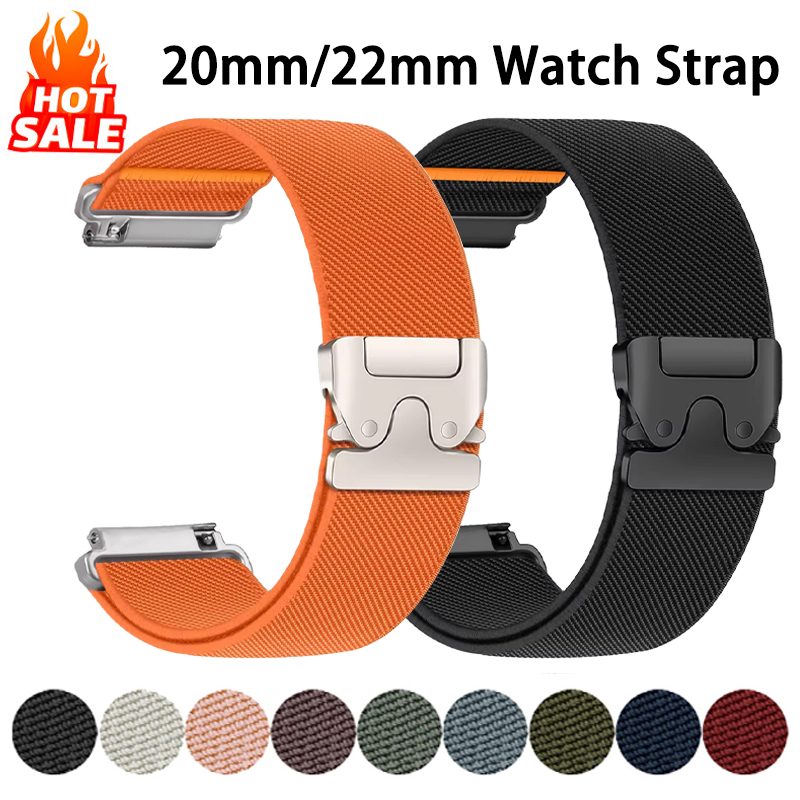 20mm 22mm band For Amazfit bip – обзор и цена Parachute Strap Elastic