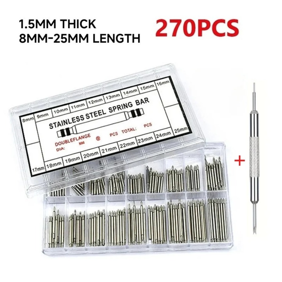 270pcs/Box Strainless Steel Sp – обзор и цена Spring Bar Tool Set
