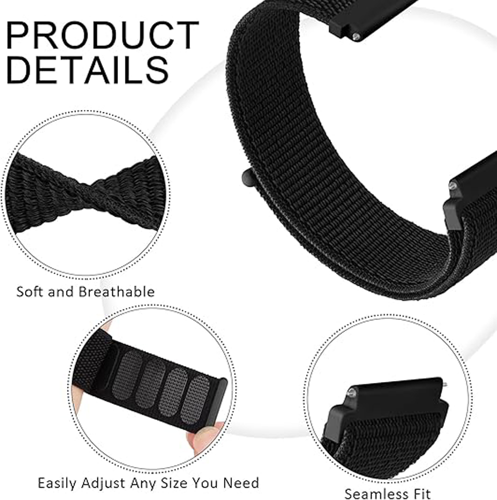 Nylon Breathable Loop Watchban – обзор и цена Sport Loop Velcro