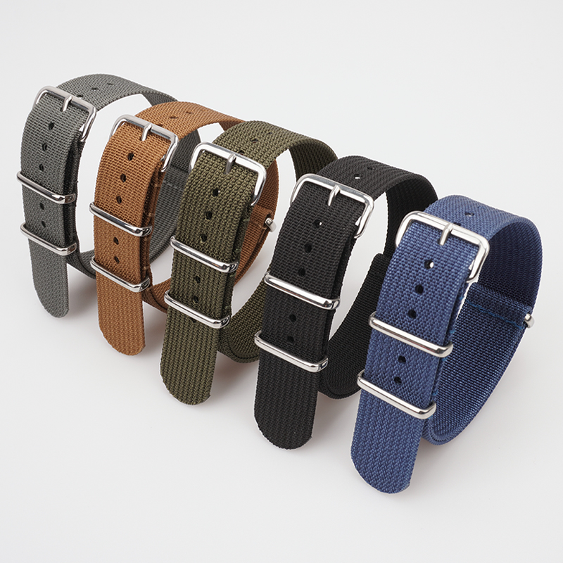 Ribbed Nylon Strap For Seiko M – обзор и цена Nato Strap Nylon