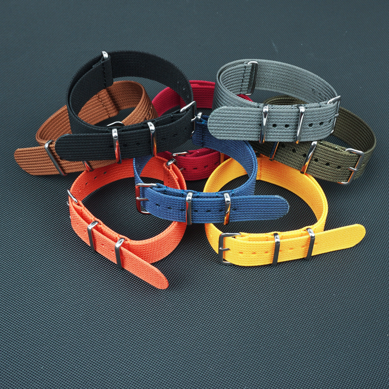 Ribbed Nylon Strap For Seiko M – обзор и цена Nato Strap Nylon