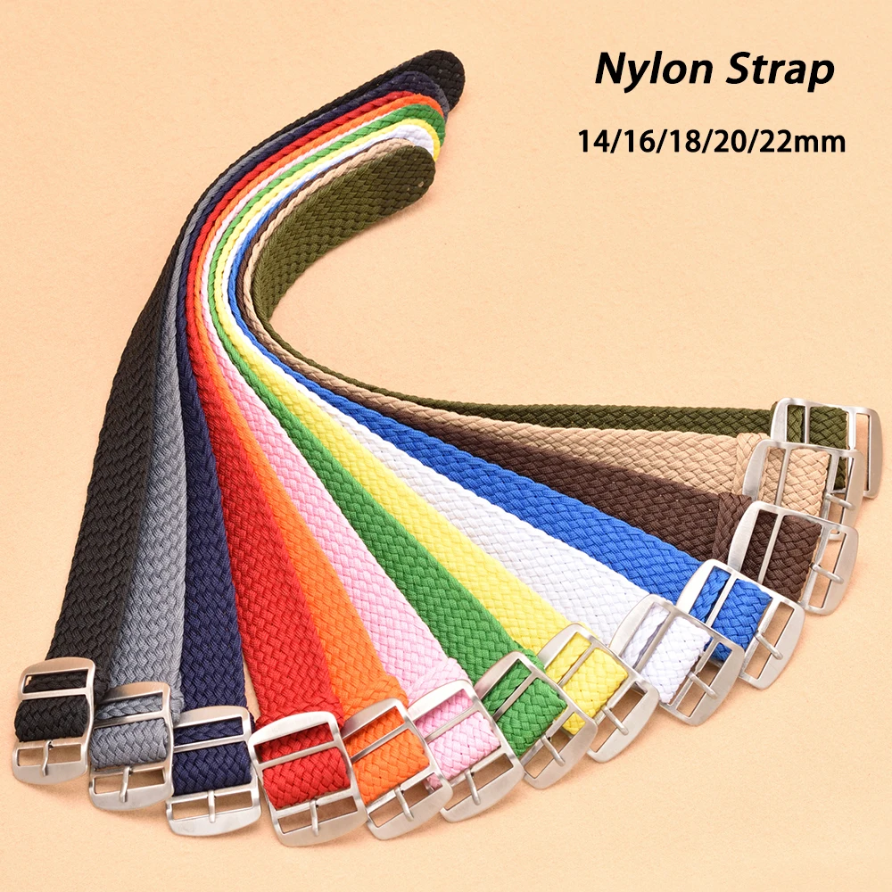 Woven Nylon Watch Strap 14mm 1 – обзор и цена Perlon Strap Woven