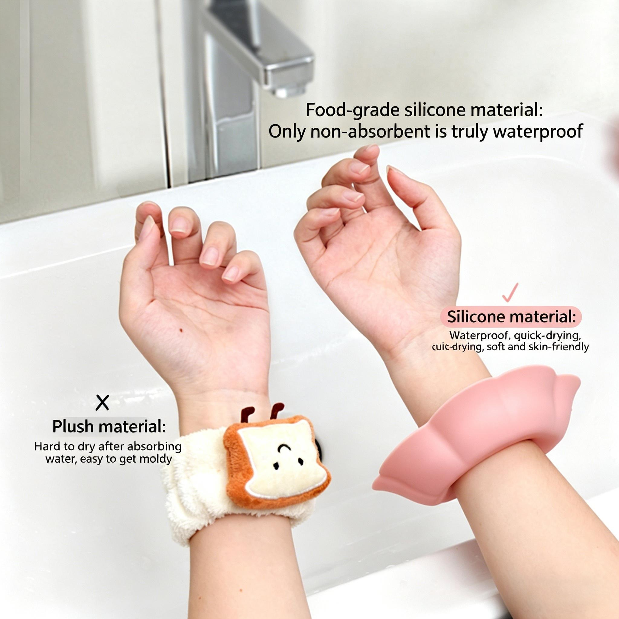 2Pcs Women Silicone Face Wash  – обзор и цена Silicone Band Women