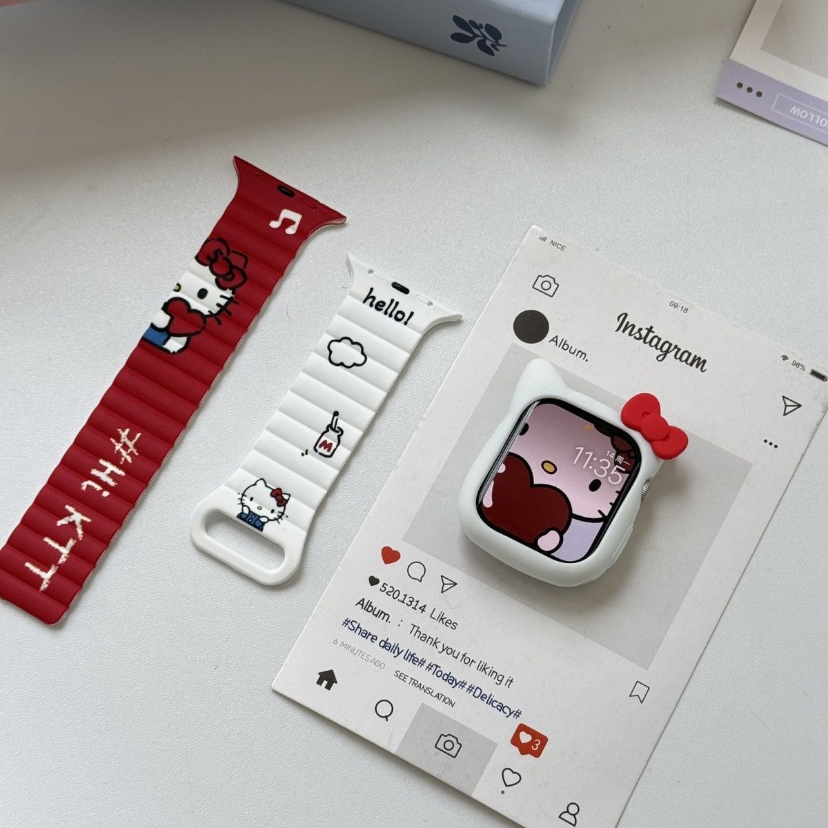 Anime Sanrio Hello Kitty Kurom – обзор и цена Silicone Band Women