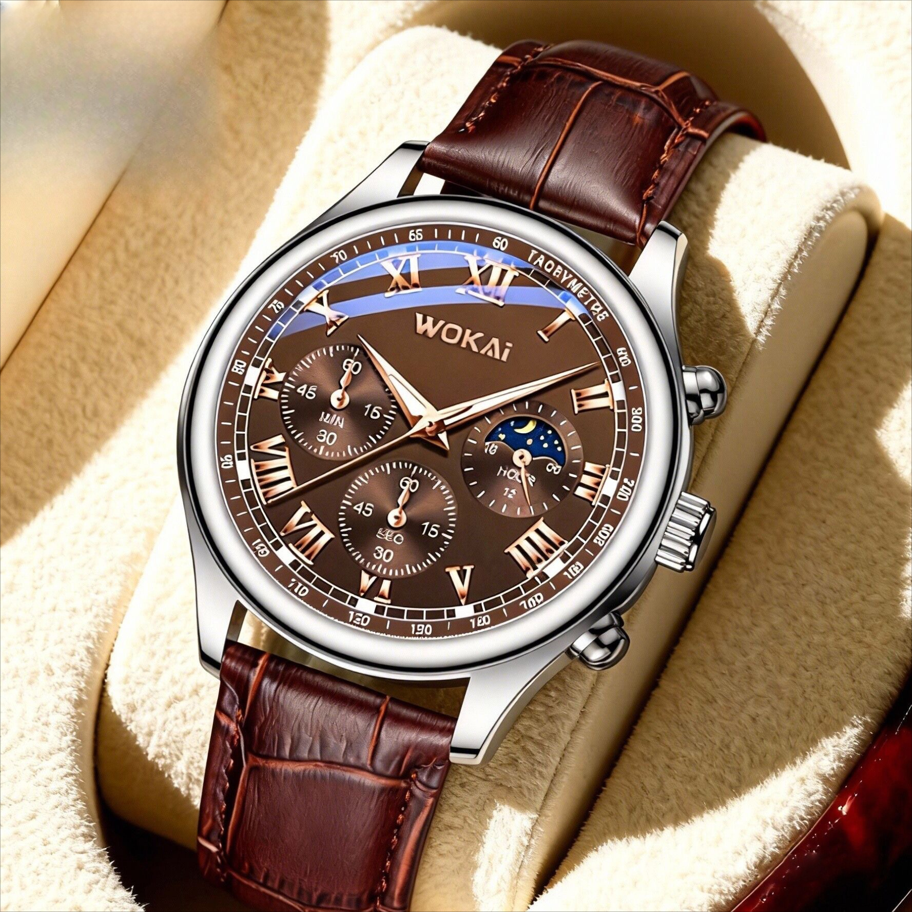 Luxury Men Business Watches Fa – обзор и цена Leather Watch Band Men