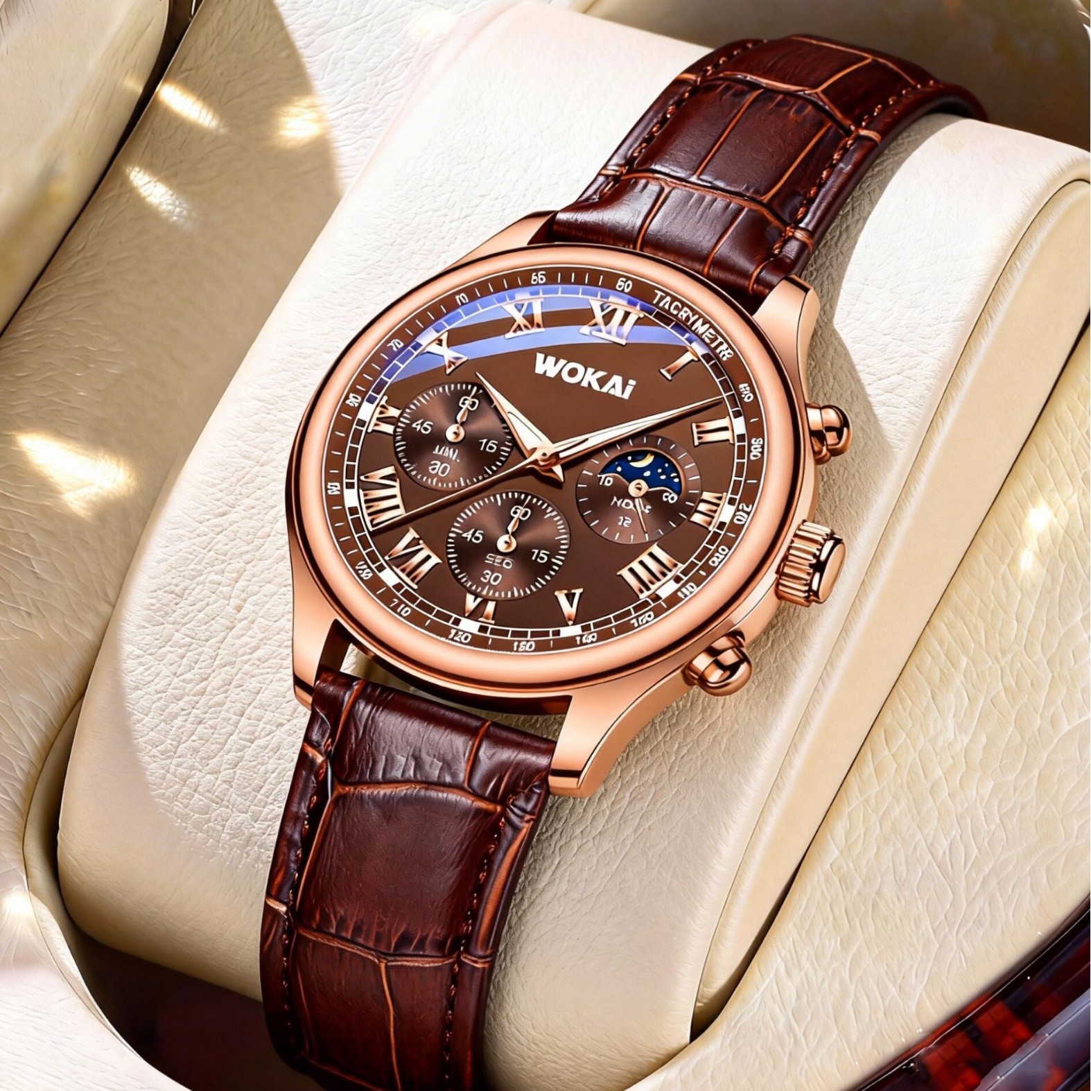 Luxury Men Business Watches Fa – обзор и цена Leather Watch Band Men