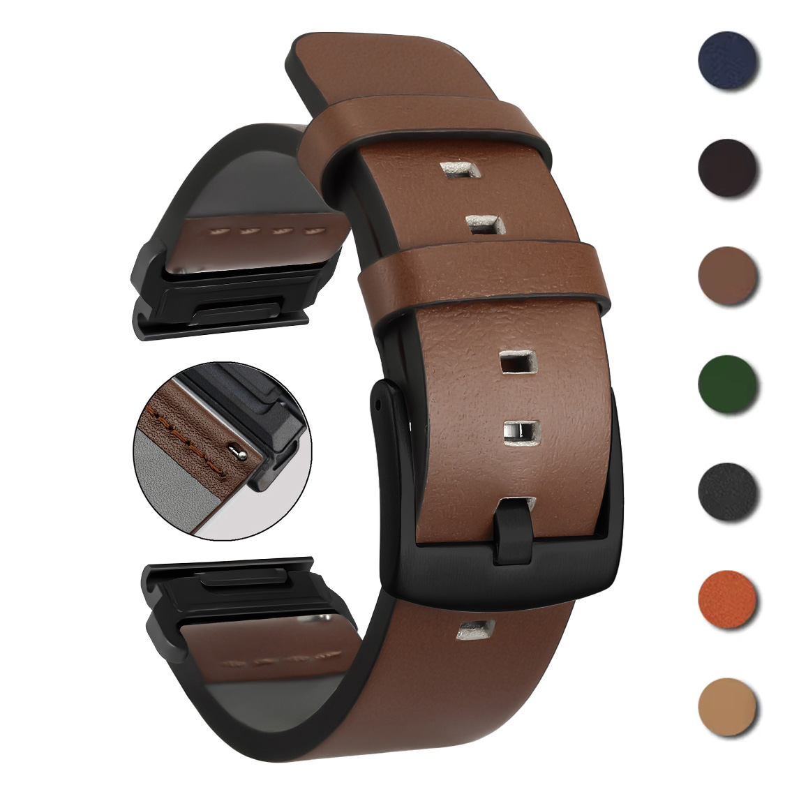 26mm 22mm Quick Fit Strap For  – обзор и цена Leather Strap Quick Release