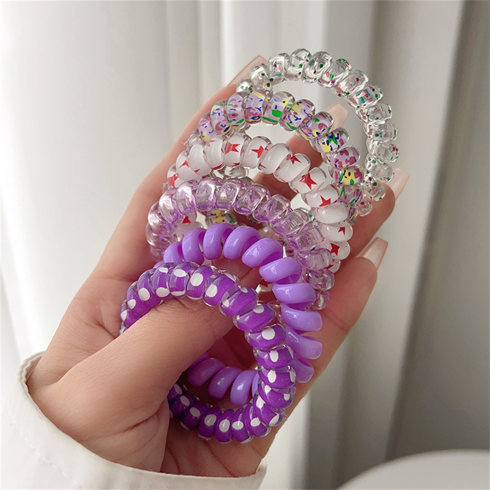 6pcs Sweet Cute Colorful Spira – обзор и цена Silicone Band Women