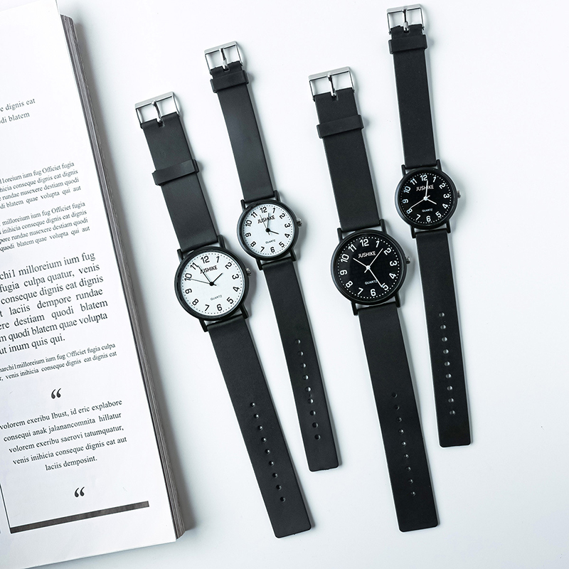 Simple Black Watch Quartz Watc – обзор и цена Silicone Band Women