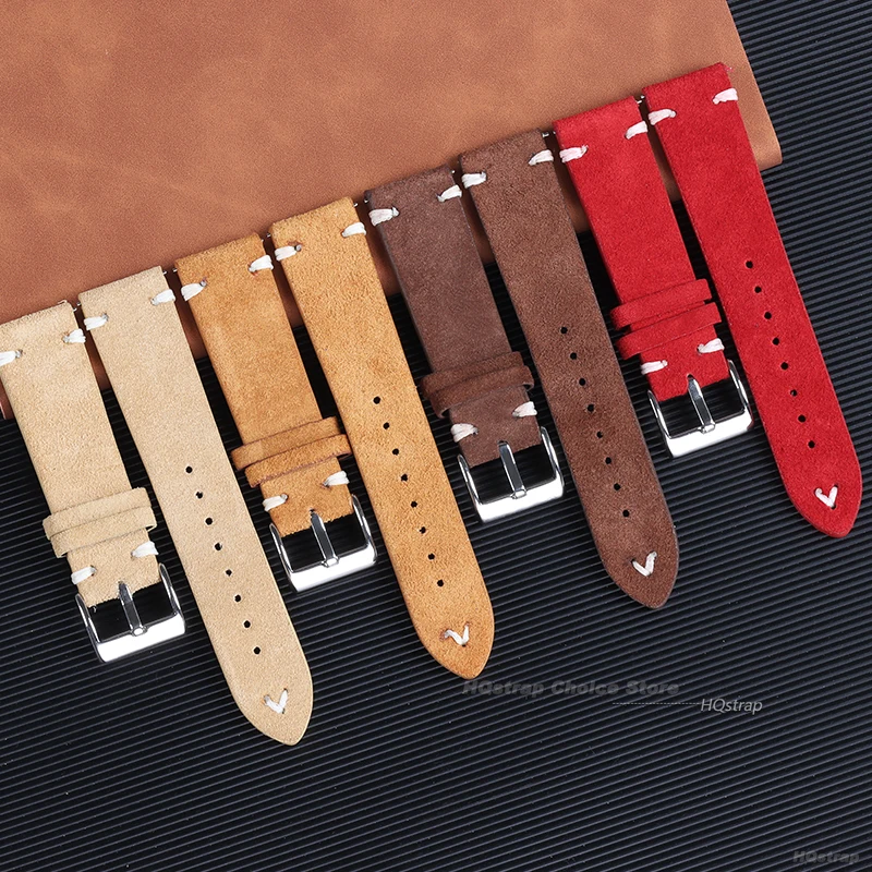 18mm 20mm 22mm High Quality Su – обзор и цена Suede Strap Watch